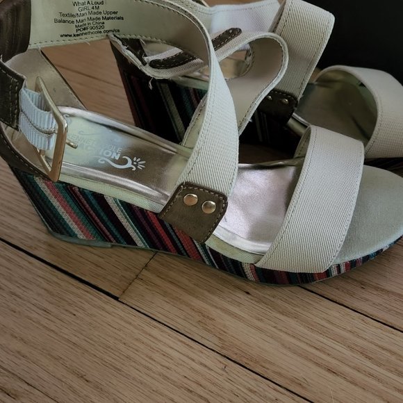New Kenneth Cole Wedge Sandals - Picture 3 of 5